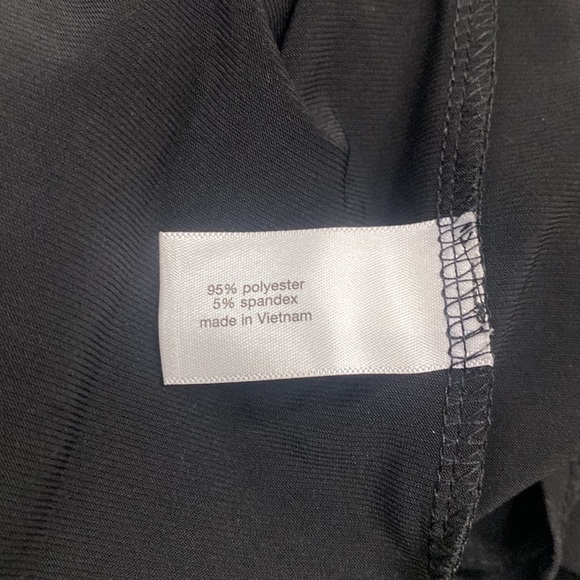 NWT Lane Bryant Soft Stretch Jersey Knit Faux Wrap Midi Dress Black size 2X - Picture 11 of 13